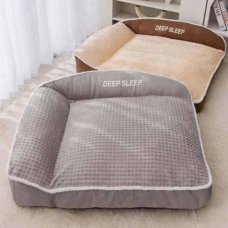 Cozy Winter Dog Bed - Perfect for Holidays - DreammyDoggie