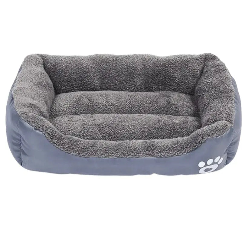 Large Dog Bed Kenner Square Plush - DreammyDoggie