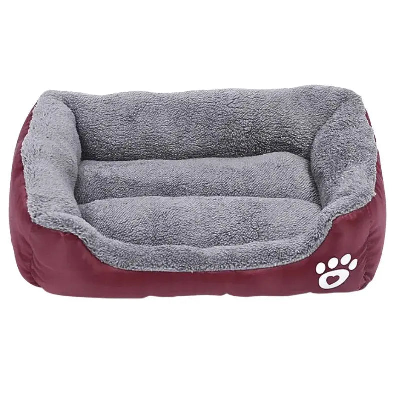 Large Dog Bed Kenner Square Plush - DreammyDoggie