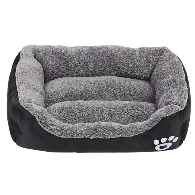 Large Dog Bed Kenner Square Plush - DreammyDoggie