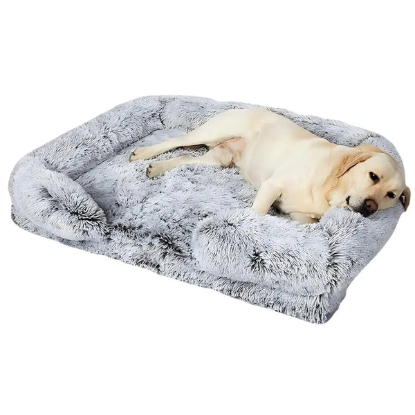 Large Sofa Dog Bed Orthopedic Fluffy Bear - DreammyDoggie