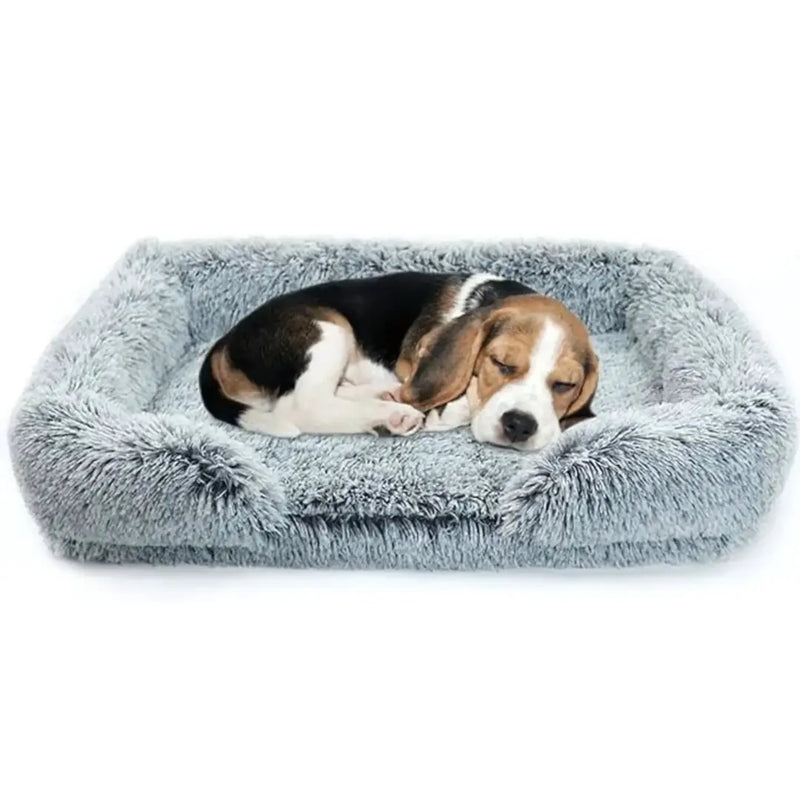 Large Sofa Dog Bed Orthopedic Fluffy Bear - DreammyDoggie