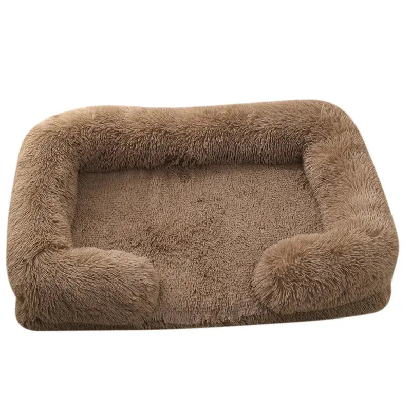 Large Sofa Dog Bed Orthopedic Fluffy Bear - DreammyDoggie