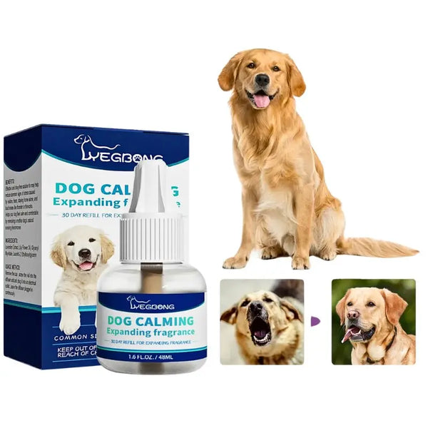 The calming properties of our formula help to alleviate stress and anxiety in dogs. Whether it’s due to separation anxiety, loud noises, or changes in the environment, our liquid provides a sense of calm and security - DreammyDoggie