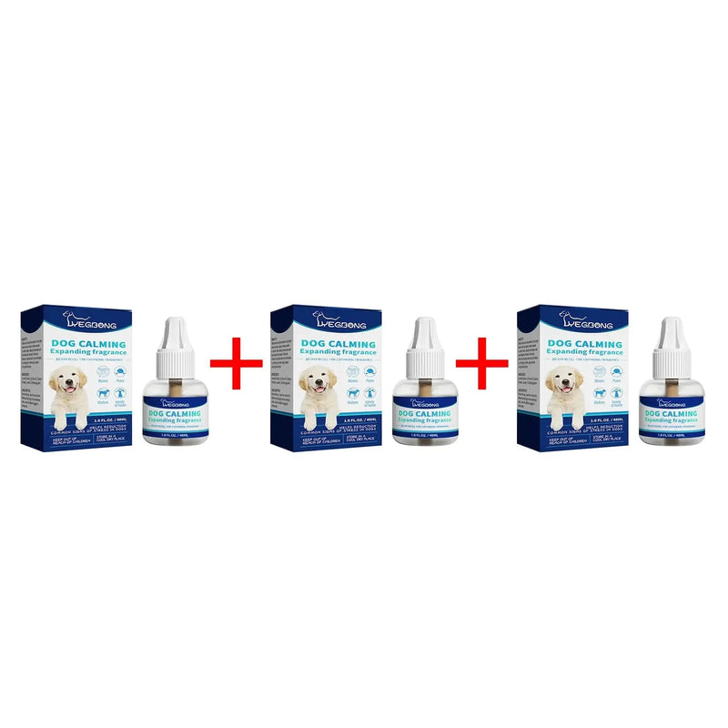 The calming properties of our formula help to alleviate stress and anxiety in dogs. Whether it’s due to separation anxiety, loud noises, or changes in the environment, our liquid provides a sense of calm and security - DreammyDoggie