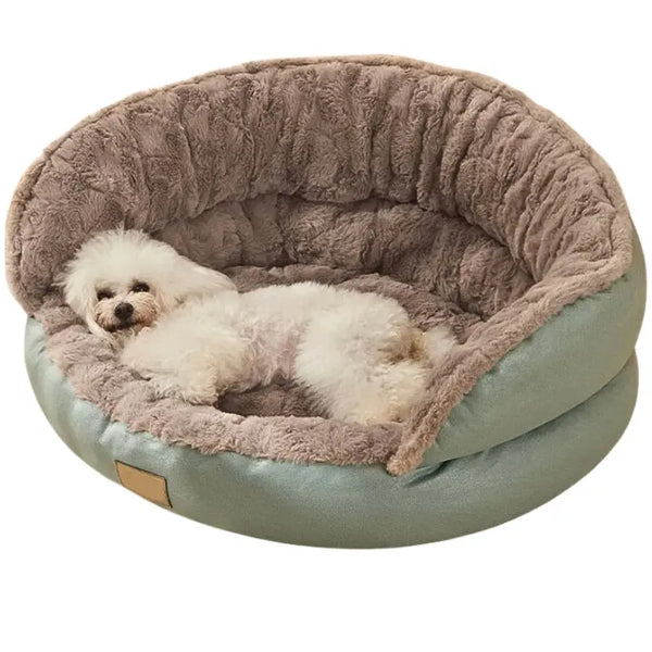 Round - Shape Large Dog Bed Sofa - DreammyDoggie