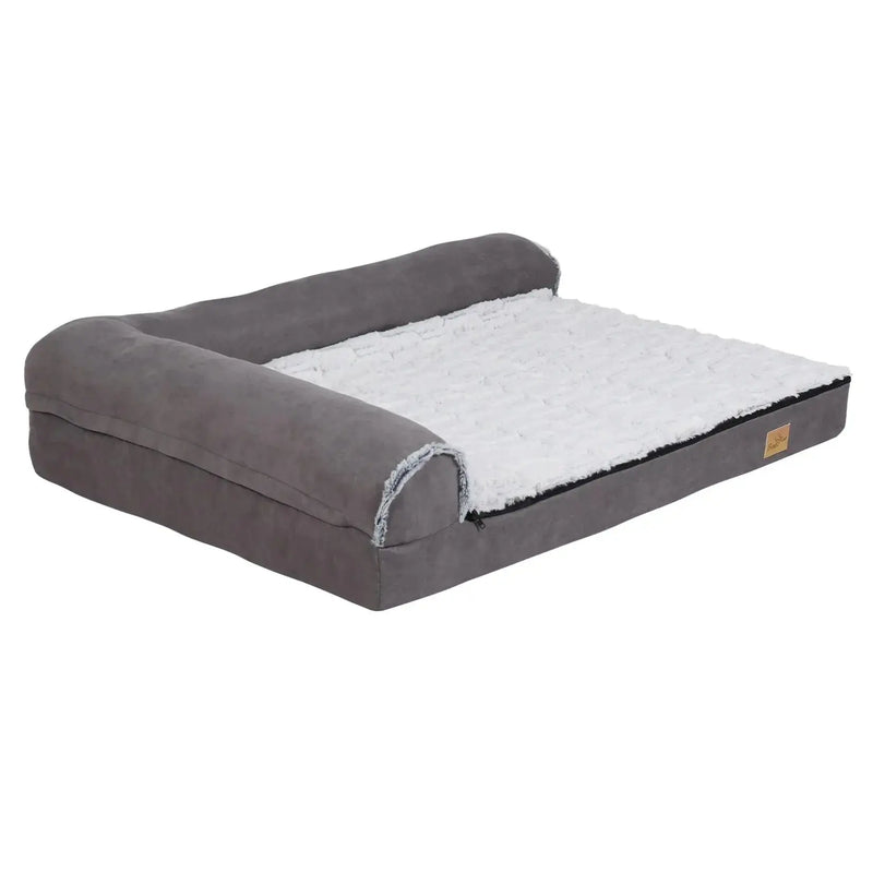 Ultimate Comfort Bolster Dog Bed for Extra Large Dogs - DreammyDoggie